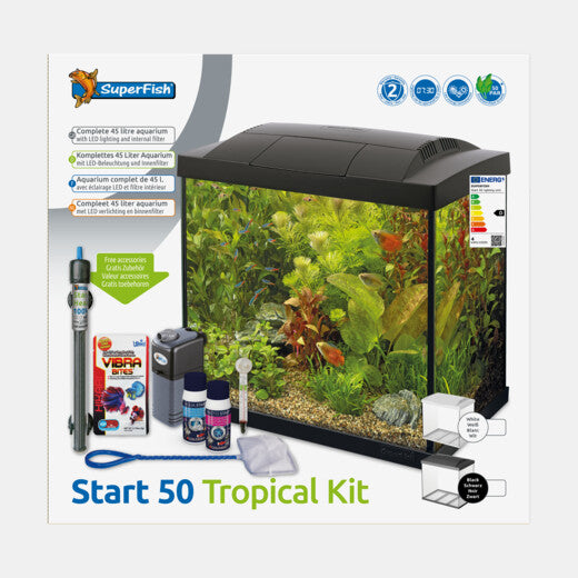 Superfish Start Tropical Kit Aquarium 50 Zwart