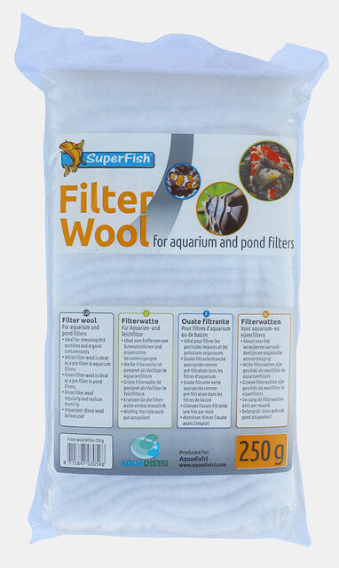 Superfish Witte Filterwatten 250Gr