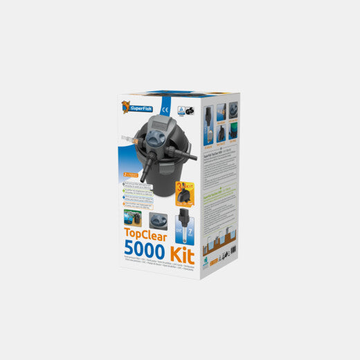 Superfish TopClear Kit 5000 UVC - 7W - Pomp 2000L