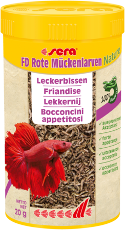 Sera FD Rode Muggenlarven Nature 250ml