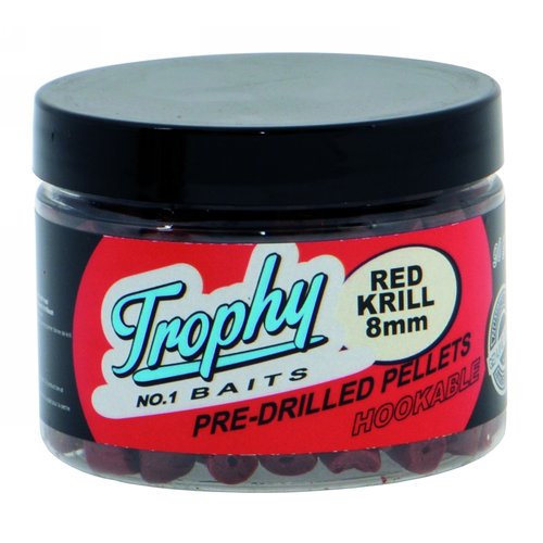 Trophy Bait Pre Drilled Pellet Krill - 8mm / 90Gr